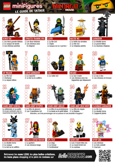 Guide de Tatage The LEGO Ninjago Movie