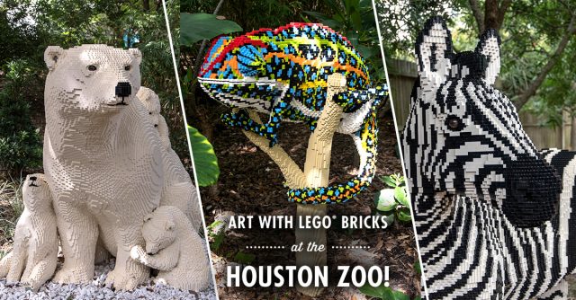 Houston Zoo LEGO Nature Connects expo