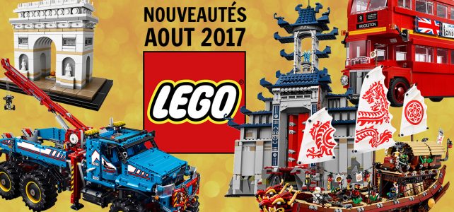 Liste nouveautés LEGO août 2017