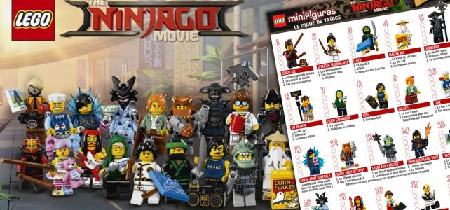 Minifigs à collectionner LEGO Ninjago Movie (71019) guide de tâtage