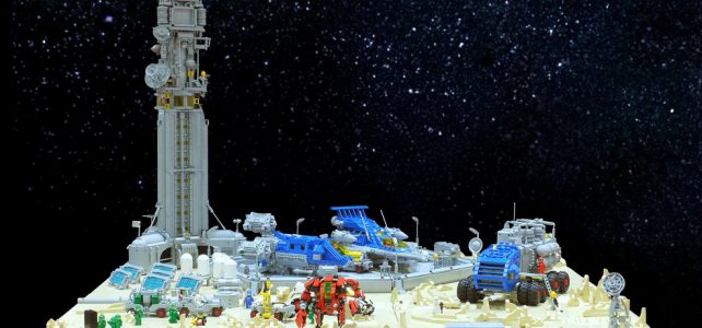 Diorama collaboratif Classic Space : quand une dream team de MOCeurs se lâche…