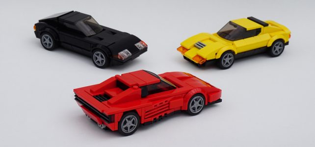 LEGO trio Ferrari