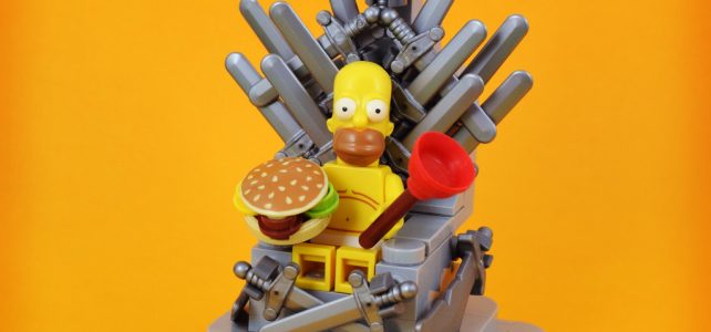 Game of Thrones - Ze Throne of Homer (The Simpsons)