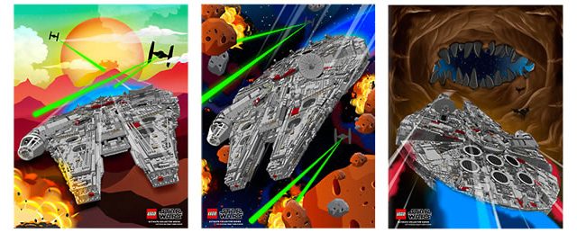 LEGO Star Wars exclusive posters