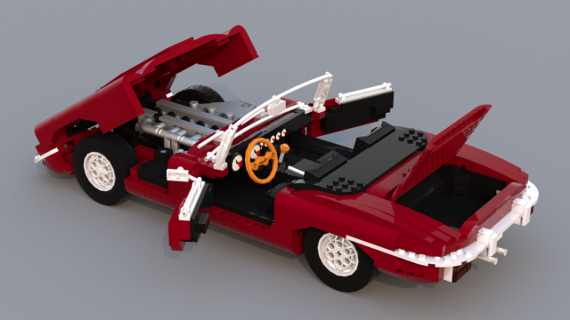 LEGO Ideas Jaguar E-Type Roadster