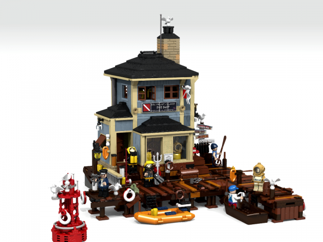 LEGO Ideas dive shop Robert Bontenbal