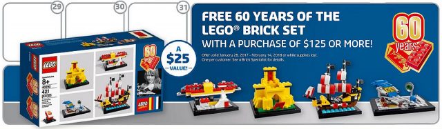 GWP 60 Years of the LEGO Brick