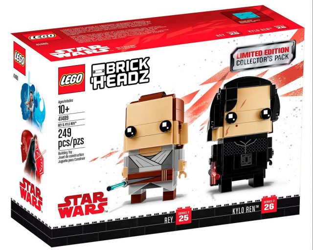 LEGO BrickHeadz 41489 Limited Edition Star Wars Rey and Kylo Ren