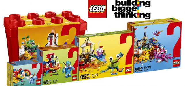 LEGO Building Bigger Thinking : les visuels officiels des cinq sets pour le 60ème anniversaire de la brique LEGO