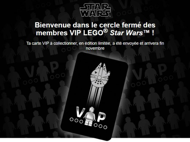 LEGO VIP black card