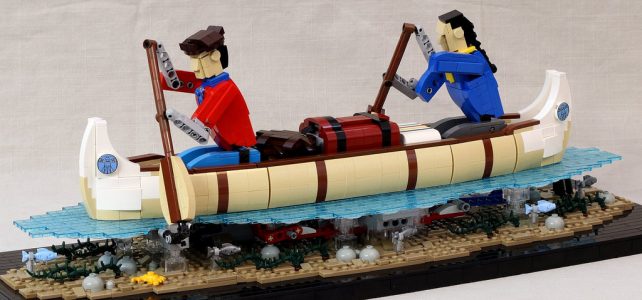 Automate LEGO canoë