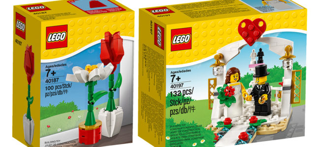 LEGO 40197 Wedding Favor Set et 40187 Flowers