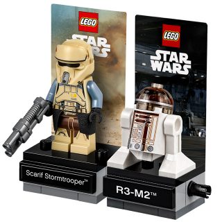 LEGO Star Wars 40176 Scarif Stormtrooper et 40268 R3-M2