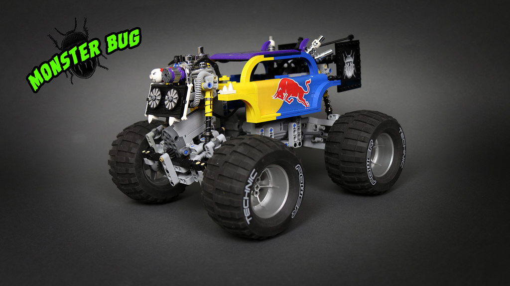 Monster Bug Vw Beetle Monster Truck Hellobricks