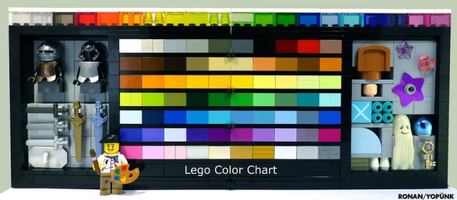 Palette couleurs LEGO 2016