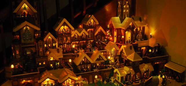 Diorama Winter Village XXL et illuminé