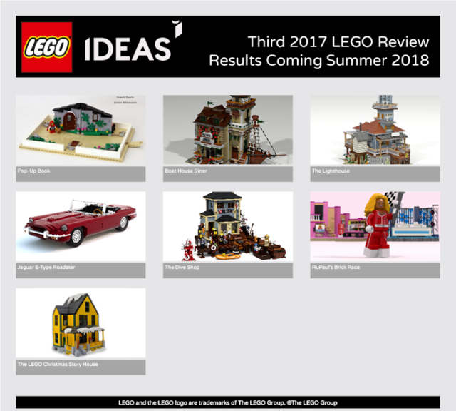 LEGO Ideas 2017 3e vague