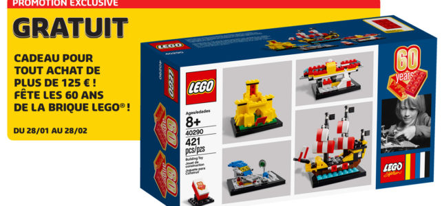 Set anniversaire 60 Years of the LEGO Brick offert