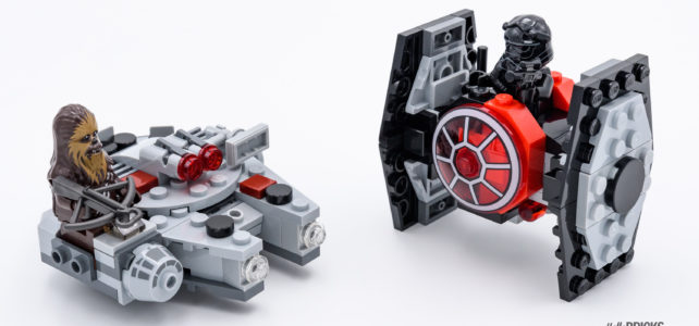 REVIEW LEGO Star Wars Microfighters 75193 Millennium Falcon & 75194 First Order TIE Fighter