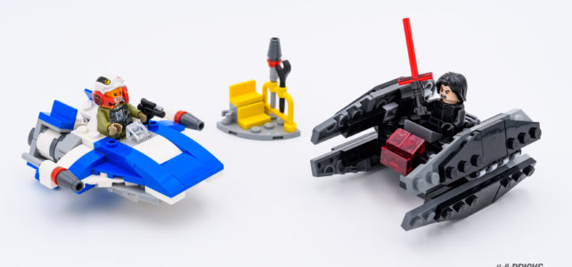 REVIEW LEGO Star Wars Microfighters 75196 A-Wing vs. TIE Silencer