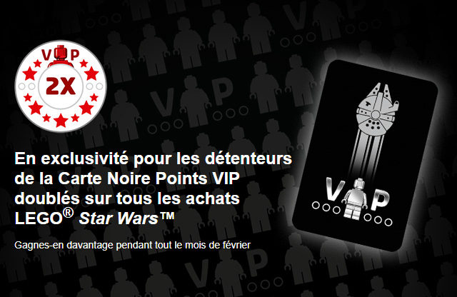 Offre Carte Noire VIP spéciale Star Wars Millennium Falcon UCS