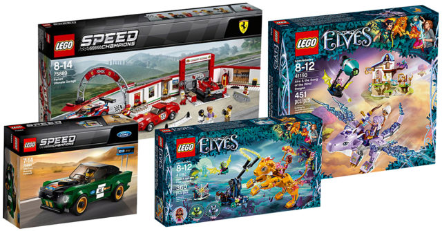 Nouveautés LEGO Speed Champions et Elves 2018