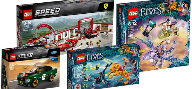 Nouveautés LEGO Speed Champions et Elves 2018