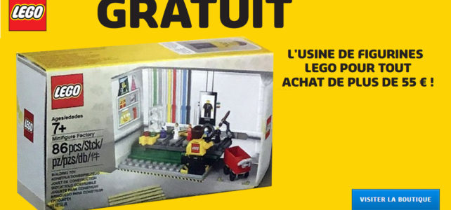 Chez LEGO : le set anniversaire 5005358 LEGO Minifigure Factory Set offert