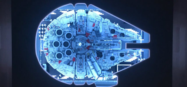Table basse Millennium Falcon UCS Star Wars LEGO 75192