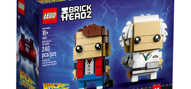 LEGO BrickHeadz 41611 Marty McFly & Doc Brown Retour vers le Futur