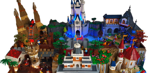 LEGO Disneyworld Orlando Magic Kingdom diorama