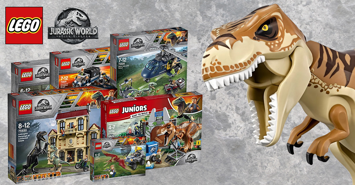 Les nouveautés LEGO Jurassic World 2 Fallen Kingdom sont disponibles