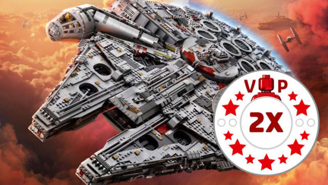 LEGO Millennium Falcon UCS 75192 points VIP x2