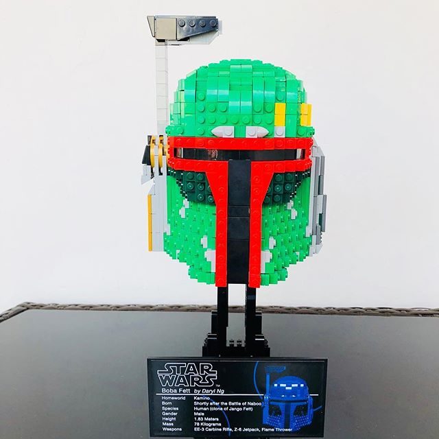 LEGO Star Wars Boba Fett helmet