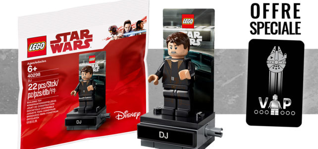 Black Card VIP polybag LEGO Star Wars 40298 DJ offert