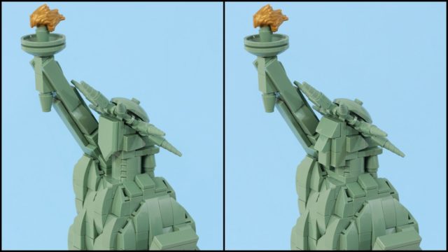 LEGO Architecture 21042 Statue of Liberty facelift