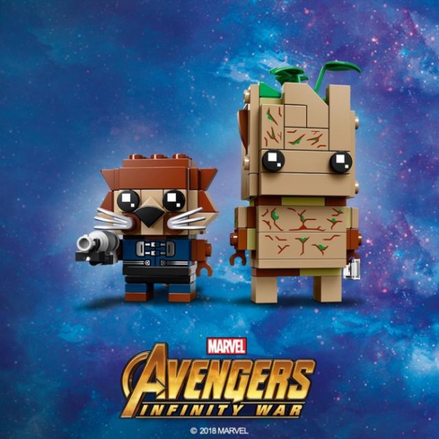 LEGO BrickHeadz 41626 Groot and Rocket Raccoon