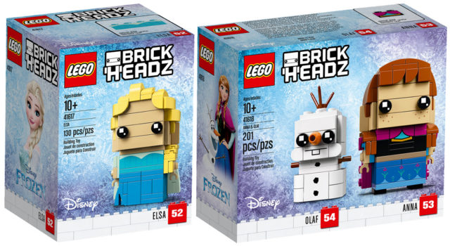 LEGO BrickHeadz Frozen 41617 41618