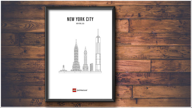 Posters LEGO Architecture affiche