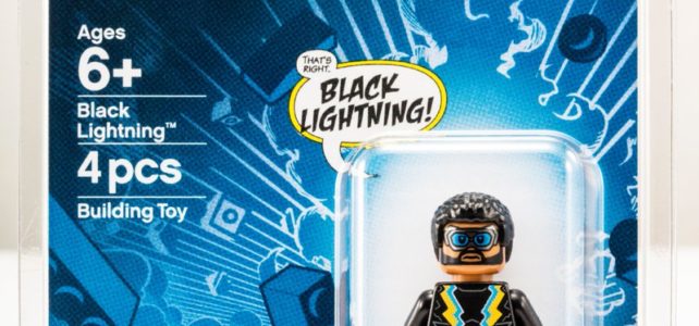 Minifig exclusive LEGO DC Comics SDCC 2018 Black Lightning