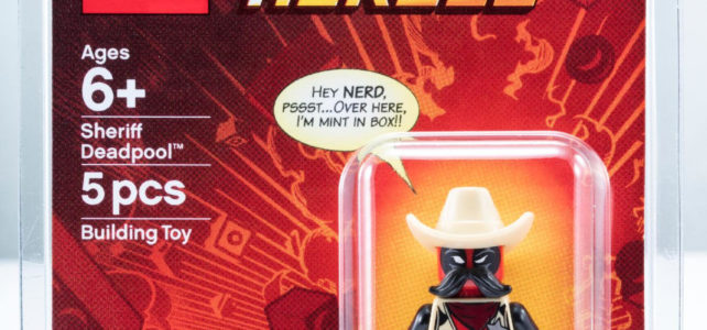 SDCC 2018 LEGO Marvel Sheriff Deadpool