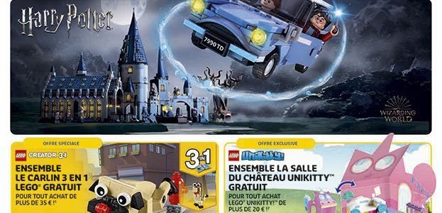 Store Calendar LEGO Aout