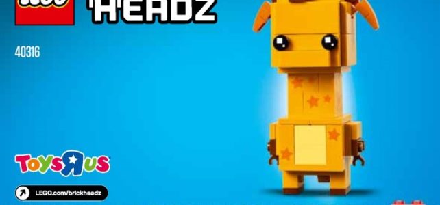 LEGO BrickHeadz 40316 Geoffrey la girafe