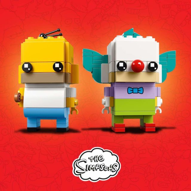 LEGO BrickHeadz Homer Simpson et Krusty