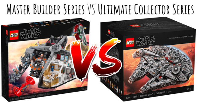 LEGO Star Wars Master Builder Series VS Ultimate Collector Series