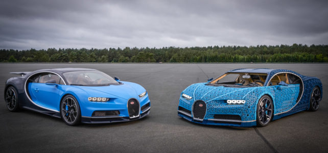 Une Bugatti Chiron en LEGO Technic taille réelle, sans colle, et qui roule !