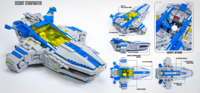 LL-824 Paladin Escort Starfighter neo Classic Space