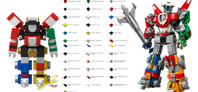 Micro LEGO Ideas Voltron