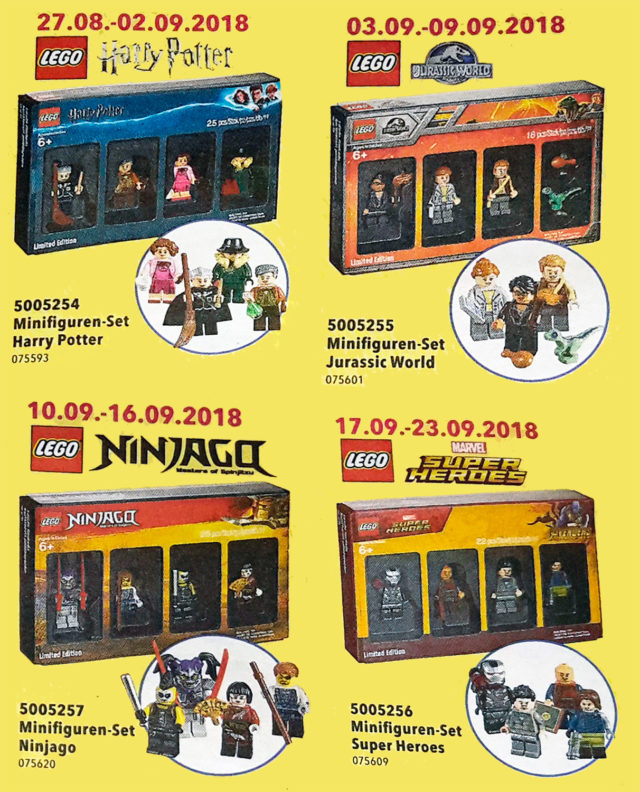 Minifigs LEGO ToysRUs Bricktober 2018