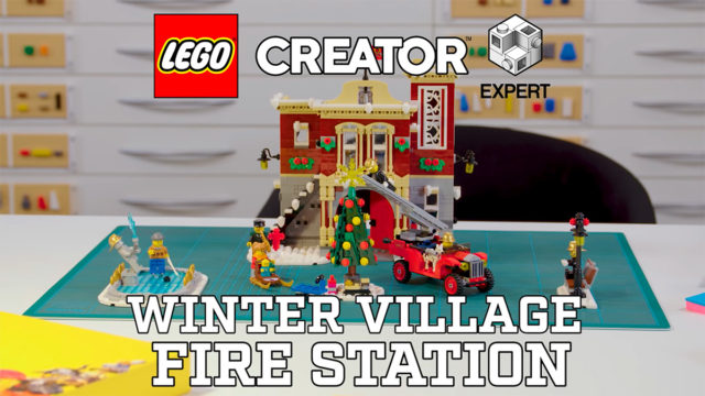 LEGO 10263 Winter Village Fire Station video designer